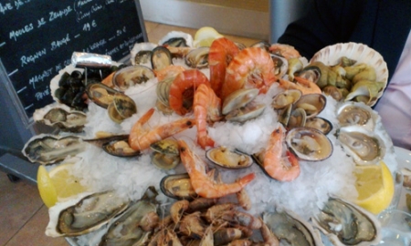 ブラッセルの海鮮の海 Sea of seafood in Brussels